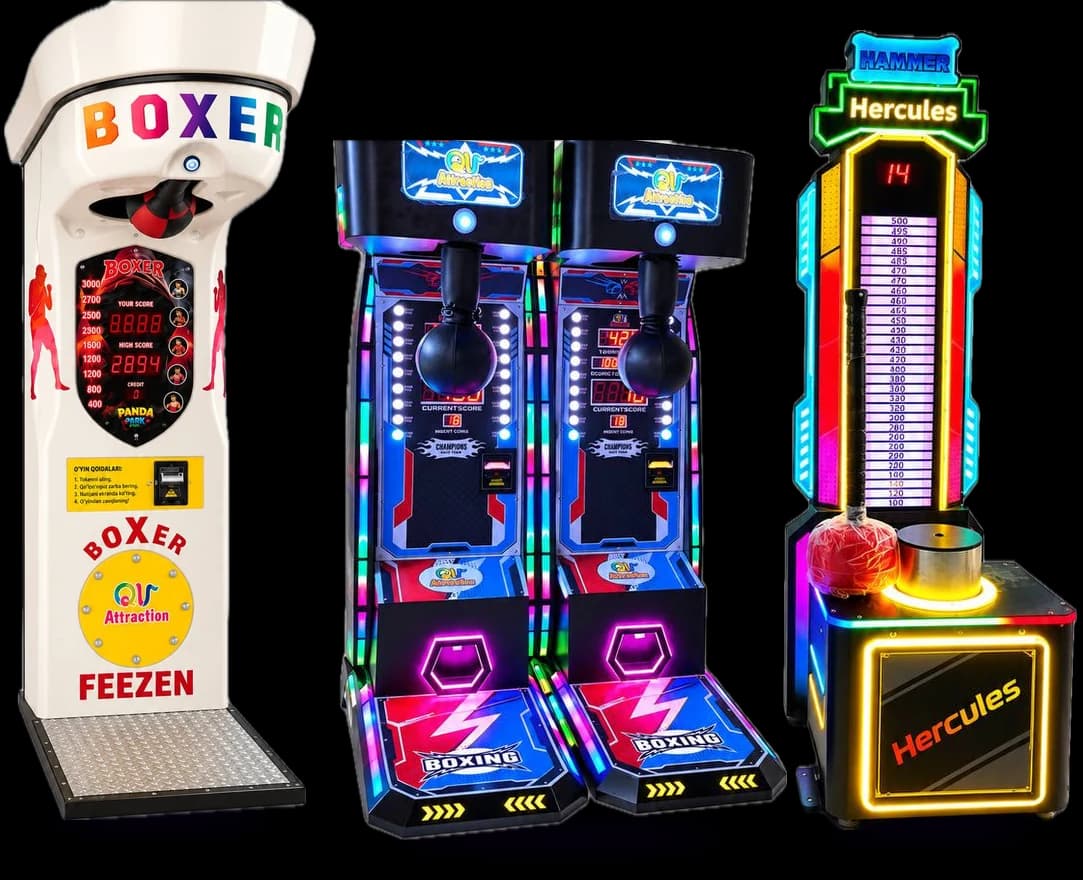 Feezen Boxer، دستگاه بوکس اطفال و قوت‌سنج Hercules