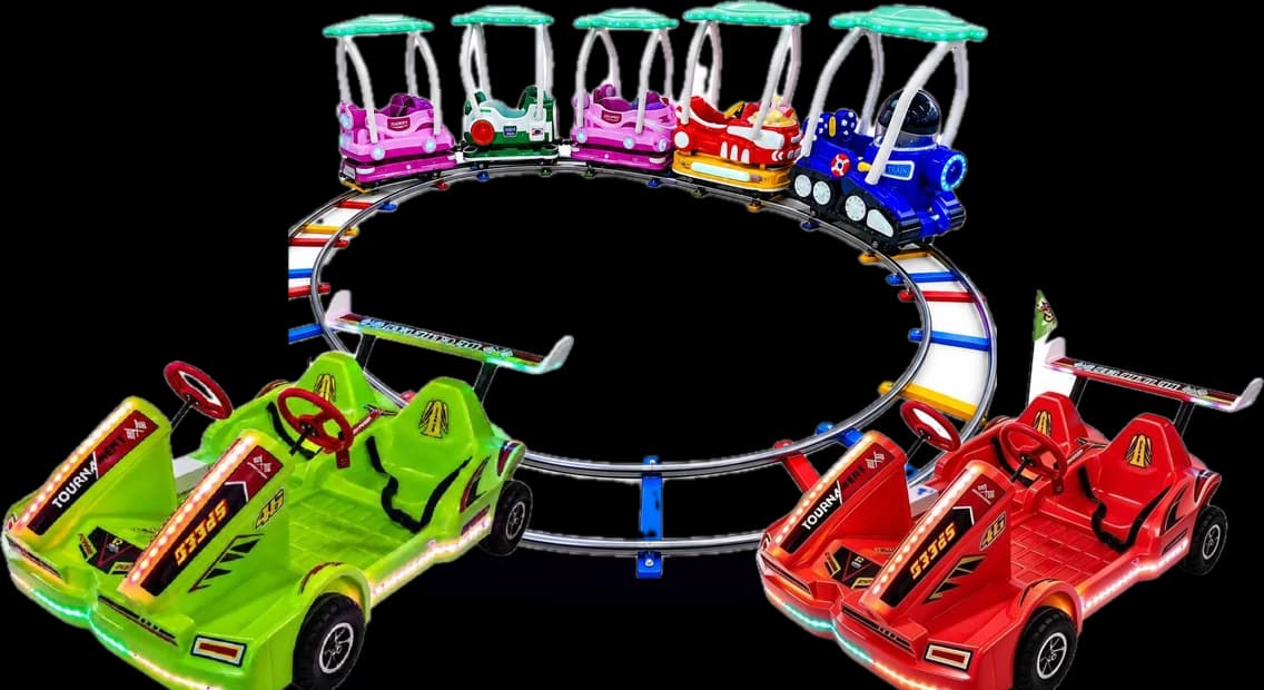 کارتینگ LED Tournament Car و قطار ریلی